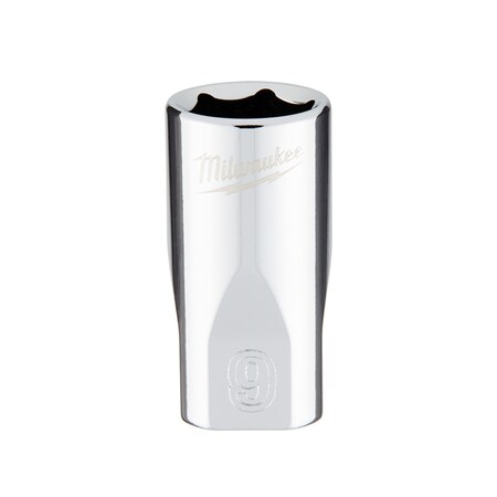 Milwaukee Tool MilwaukeeÂ® 1/4 in. Drive Socket Metric Standard, 9mm 45-34-9035